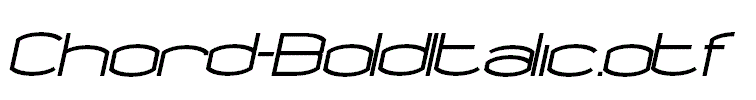 Chord-BoldItalic.otf