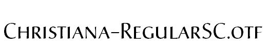Christiana-RegularSC.otf