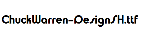 ChuckWarren-DesignSH.ttf