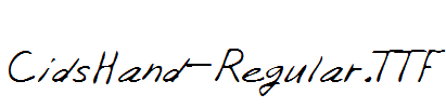 CidsHand-Regular.TTF