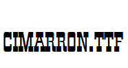 Cimarron.ttf