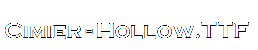 Cimier-Hollow.TTF