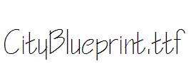 CityBlueprint.ttf