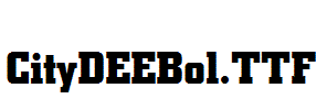CityDEEBol.TTF