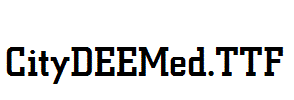 CityDEEMed.TTF