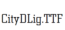 CityDLig.TTF