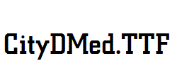 CityDMed.TTF