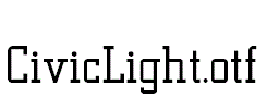 CivicLight.otf