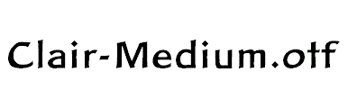 Clair-Medium.otf