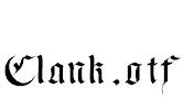 Clank.otf