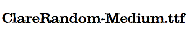 ClareRandom-Medium.ttf