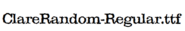 ClareRandom-Regular.ttf