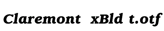 ClaremontExBldIt.otf