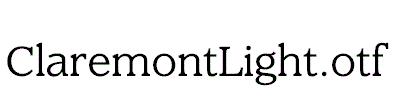 ClaremontLight.otf
