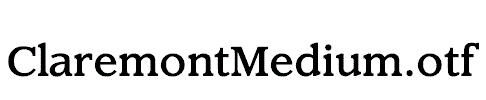 ClaremontMedium.otf