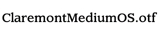 ClaremontMediumOS.otf