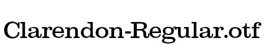 Clarendon-Regular.otf