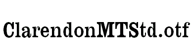 ClarendonMTStd.otf