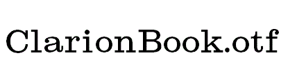 ClarionBook.otf