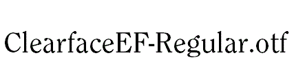ClearfaceEF-Regular.otf