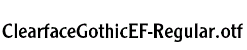ClearfaceGothicEF-Regular.otf