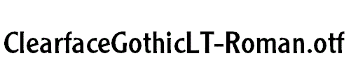 ClearfaceGothicLT-Roman.otf