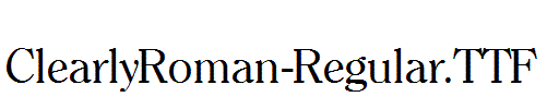ClearlyRoman-Regular.TTF