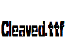 Cleaved.ttf