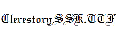 ClerestorySSK.TTF