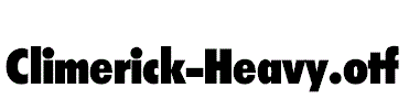Climerick-Heavy.otf