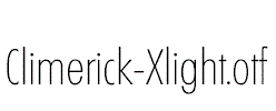 Climerick-Xlight.otf