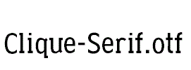 Clique-Serif.otf