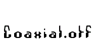 Coaxial.otf