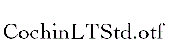CochinLTStd.otf