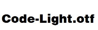 Code-Light.otf