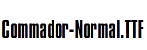 Commador-Normal.TTF