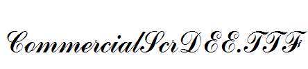 CommercialScrDEE.TTF