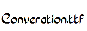 Converation.ttf