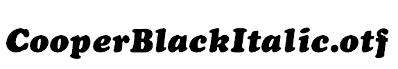 CooperBlackItalic.otf