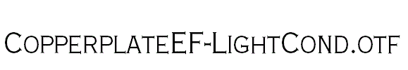 CopperplateEF-LightCond.otf