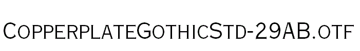 CopperplateGothicStd-29AB.otf