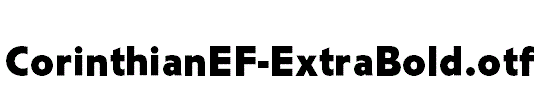 CorinthianEF-ExtraBold.otf