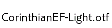 CorinthianEF-Light.otf