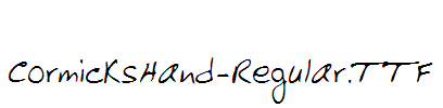 CormicksHand-Regular.TTF