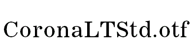 CoronaLTStd.otf