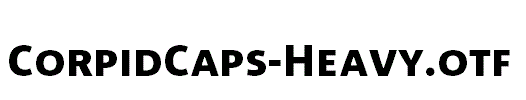 CorpidCaps-Heavy.otf
