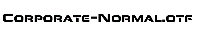 Corporate-Normal.otf