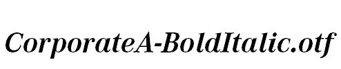 CorporateA-BoldItalic.otf