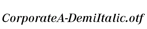 CorporateA-DemiItalic.otf