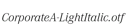 CorporateA-LightItalic.otf